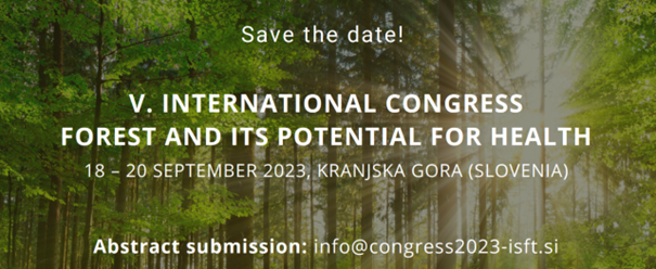 V. svetovni kongres o zdravilnih učinkih gozda na javno zdravje