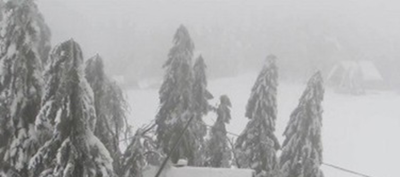 Sleet in Slovenia on February 2014 (film)