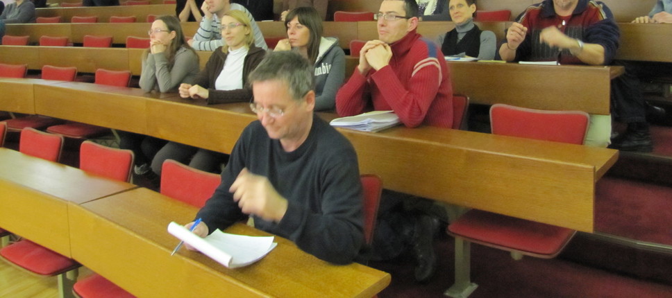 THE SLOVENIAN FORESTRY INSTITUTE’S NEW DIRECTOR, PRIMOŽ SIMONČIČ, INTRODUCES HIMSELF TO THE WORKERS’ ASSEMBLY