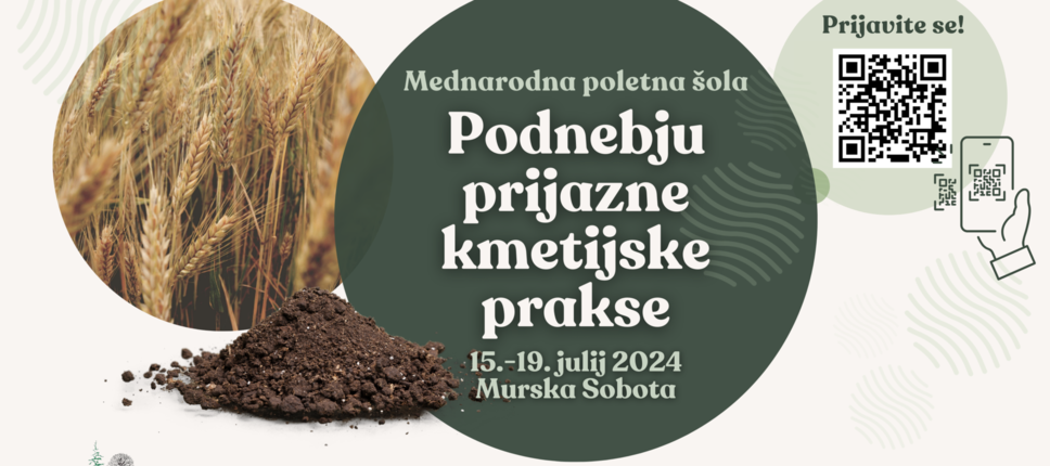 Mednarodna poletna šola - Podnebju prijazne kmetijske prakse 