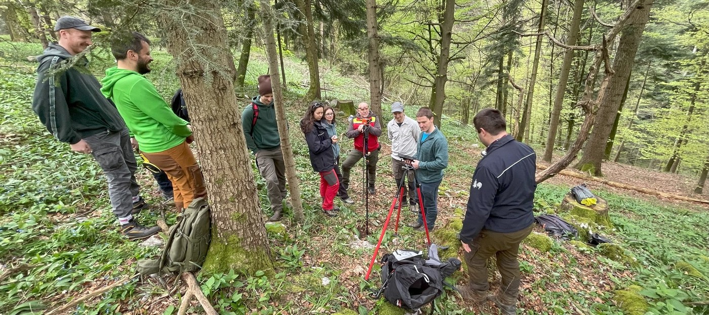 Uvajalni seminar sodelavcev z GIS-a na trajni vzorčni ploskvi