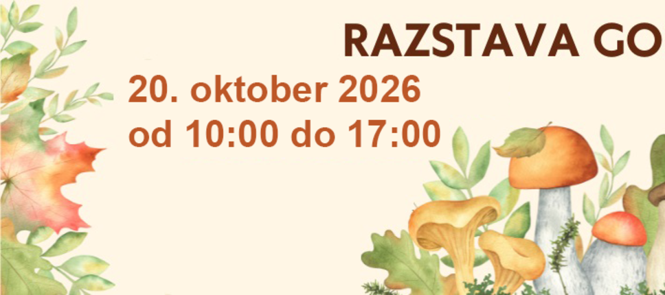 Razstava gob 2026